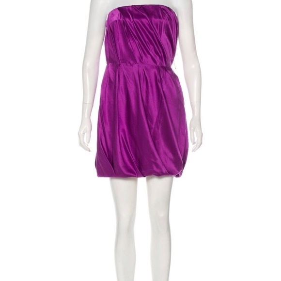 Vera Wang 100% Silk Mini Dress Size 6 - Picture 1 of 9
